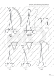 LOVELACE Gall Duct y fórceps quísticos 180mm Fórceps hemostáticos de la mejor calidad Sujeción de sujeción Fórceps de tejido de agarre - Product Image 5