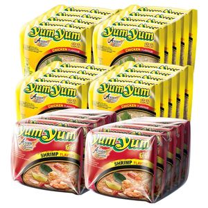 Yum fideos de pollo instantáneos 90x60g gran oferta Cocina Rápida fácil aperitivo sabor sabroso mejor precio a granel al por mayor OEM suministro de fábrica - Product Image 5