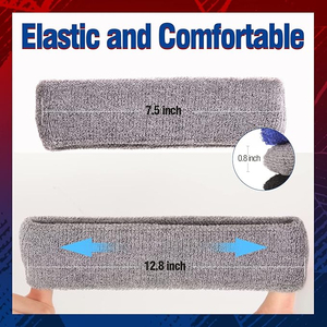 ที่คาดผมกีฬากลางแจ้ง ซับเหงื่อ สำหรับผู้ชาย ผู้หญิง ยูนิเซ็กซ์ ใช้สำหรับโยคะ ยิม ยืดหยุ่น แข็งแรง สำหรับออกกำลังกาย ฟิตเนส โยคะ ยิม - Product Image 6