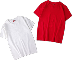 Venta al por mayor de camisetas lisas de algodón peinado multicolor con logotipo impreso, 180g, logotipo personalizado, publicidad, camiseta blanca en blanco para hombre - Product Image 5