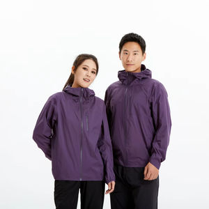 Veste coupe-vent unisexe polyvalente à capuche, technologie 3-en-1, imperméable, anti-taches d'huile, respirante, fermeture éclair sur le devant, logo, pour les promenades en ville - Product Image 2