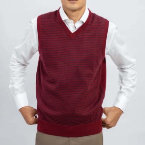 Pulls pour hommes en coton 100% respirant, à motif de lettres, col rond, tricot moelleux, anti-boulochage, séchage rapide, fabrication sur mesure, design OEM - Product Image 5