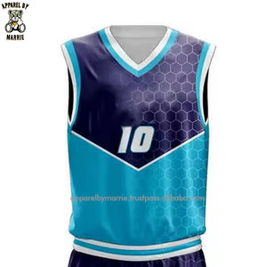 Tenue de basketball personnalisée avec tissu en maille respirant pour entraînements d'équipe, matchs officiels, sports scolaires en gros - Product Image 4