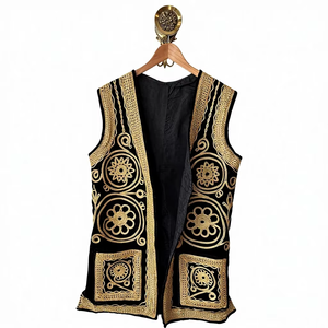 Chaleco Étnico Tradicional Afgano Hecho a Mano para Hombre, Estilo de Trabajo de Verano, para Bodas, Celebraciones y Festivales - Product Image 1