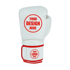 Guantes de boxeo de cuero de 6oz, guantes de boxeo al por mayor de 14oz, guantes de boxeo para exteriores, guantes de boxeo directamente de fábrica - Product Image 4