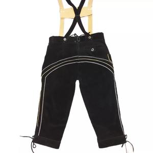 OEM Personnalisé Nouveaux Shorts Lederhosen Bavarois Dorés pour l'Oktoberfest Unisexe Allemagne Traditionnels Taille Moyenne Écologiques à Boutons - Product Image 2