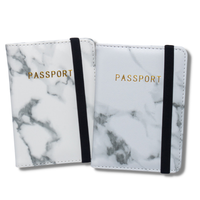 Couverture de passeport en cuir personnalisé de haute qualité, porte-passeport en cuir PU de carte de crédit de carte SIM de voyage