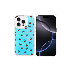 Funda Protectora de Silicona NXXA Hadra de Lujo a Prueba de Golpes con Airbag para iPhone 16 Pro Max, Color Cereza, para 7 Plus - Product Image 1