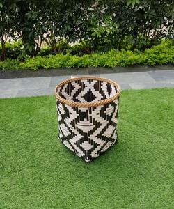 Cesta de bambú natural de diseño único para almacenamiento en el hogar y la cocina 100% material de bambú de la mejor calidad hecho en Vietnam - Product Image 2