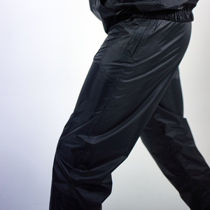 2025 nuevo traje de Sauna de PVC de gran venta para ejercicio físico entrenamiento de gimnasio de alta calidad calentamiento 2 piezas negro personalizado trajes de Sauna - Product Image 2