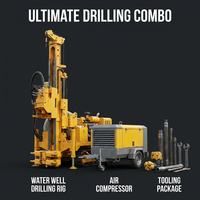 Compresor de Aire de Tornillo Diésel Portátil de Alta Presión Kaishan KSZJ-35/25-38/20K de 24V, 35-38m/min para Perforación de Pozos Profundos