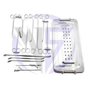 Ensemble d'instruments chirurgicaux en acier inoxydable de haute qualité pour le kit d'instruments de chirurgie générale de cholécystectomie réutilisable et stérilisable - Product Image 4