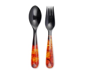Servidores de Ensalada de Madera Natural, Personalizados con Resina Ecológica, Aptos para Lavavajillas, Utensilios de Cocina Hechos en India - Product Image 4