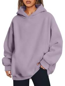 Sudadera con capucha de gran tamaño personalizada para mujer al por mayor, ropa informal, el mejor material usado, sudaderas con capucha de gran tamaño transpirables para mujer - Product Image 2