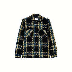 Diseño personalizado de alta calidad de los hombres botón a presión Chore Chaqueta ligera de algodón elástico chaqueta de la camisa - Product Image 5