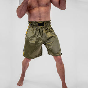 Pantalones cortos de boxeo y Muay Thai de alta calidad, cintura elástica, ropa de entrenamiento de tela ligera, pantalones cortos de boxeo para hombres de INDUSTRIAS INCREÍBLES - Product Image 3