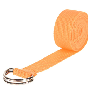 สายรัดยืดหยุ่นสำหรับเล่นโยคะพร้อมวัสดุยืดหยุ่นหัวเข็มขัดห่วงรูปตัว D แบบโลหะออกแบบได้ตามต้องการโลโก้ได้ตามต้องการ - Product Image 4