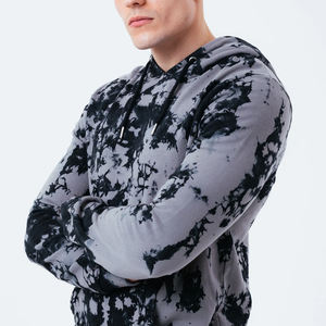 Latest Fashionable Custom Logo <b>Men</b> Acid Wash Hoodies 100% Cotton Winter Wear Plain Dyed Acid Wash <b>Hoodie</b> - Product Image 6