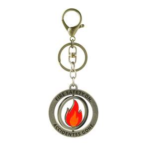 Personalized Zinc Alloy Vintage Cartoon Fashion Spinner Rotating Keyring Novelty Custom Logo Keychain - Product Image 6