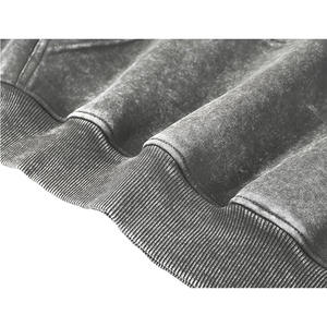 Sweat à capuche tendance pour homme en coton 100% imperméable, imprimé, effet usé, lavé, pour l'hiver - Product Image 2