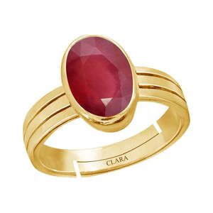 Anillos de Rubí Natural y Certificado, Corte Ovalado, Joyería Fina de Platino para Uso Diario, Estilo Impresionante - Product Image 1