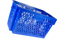 Caisses et assiettes/bols en plastique DPK21 de qualité supérieure 40x60x40cm, usage industriel pour le stockage et le service des aliments