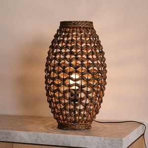 Water hyacinth cheap price table lamp wholesale bedside desk lamps from top supplier in Vietnam - Product Image 5