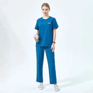 Médecin Infirmière Chirurgical Workwear Medical Scrubs Uniformes Femmes Hommes Jogger Set Hôpital Accessoires Salle D'opération Prix De Gros - Product Image 2