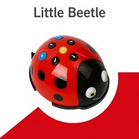 Robot Mariquita Programable para Educación STEM Preescolar, Juguete de Programación de 7 Botones para Niños de 3 a 6 Años, Aprendizaje de Lógica y Secuenciación