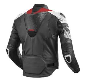 Chaqueta de Motociclista con Protección CE, Chaqueta de Cuero Genuino Personalizada 2025, Negra para Hombre, Impermeable de Alta Calidad para Todas las Estaciones - Product Image 2