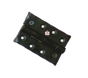 บานพับเหล็กปลอมแปลงตู้/บานพับหน้าอกเสร็จสิ้นผงสีดำเคลือบ (75X50Mm) - Product Image 2