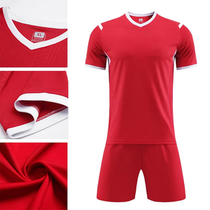 Camiseta de fútbol deportiva para hombre de secado rápido, 100% poliéster personalizado, conjuntos de uniformes de fútbol, conjunto de camisetas de fútbol, conjunto completo de kits de fútbol - Product Image 3