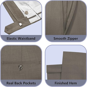 Trajes de Hombre Nuevos, Traje de Boda Masculino de 3 Piezas, Abrigo y Pantalones, Ropa de Moda en Oferta 2025 - Product Image 3