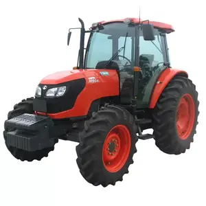 Used and new german 55 HP Kubota 4x4 tractor with front loaders for sell