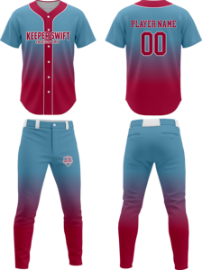 Maillot et pantalon de baseball confortables pour hommes, design personnalisé, uniforme d'équipe de baseball à vendre - Product Image 1