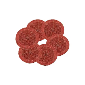 Vente spéciale Sous-verres perlés Design unique Sous-verres perlés en forme de pastèque pour verres à jus et tasses à prix abordables - Product Image 6