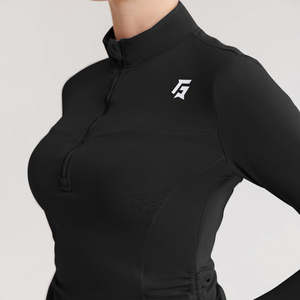 Top Deportivo Corto para Yoga Summit Negro - Product Image 4
