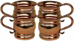 Fabricant indien de mugs Moscow Mule en cuivre pur gravé pour la consommation - Product Image 6