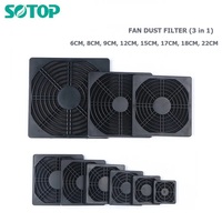 Ventilateur Axial d'armoire trois en un filtre filtre à Air anti-poussière pour panneau de commande filtre à poussière de couvercle de ventilateur axial 3 en 1