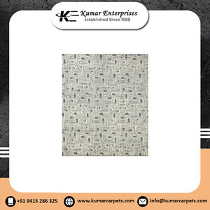 Tapis d'intérieur luxueux faits à la main, style mosaïque, grand, moelleux, en soie de bambou, antidérapant, ensembles de tapis à poils coupés brodés abstraits pour la maison et l'hôtel - Product Image 4