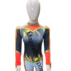 Tenues de danse pour femmes, vêtements de style rythmique, respirants, confortables, extensibles, pour la scène, la pratique, style décontracté et tendance - Product Image 4