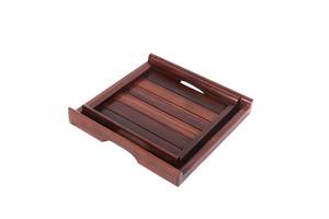 Plateau de service en bois 100% shesham avec poignée cadeaux pour vous plateaux rustiques - Product Image 3