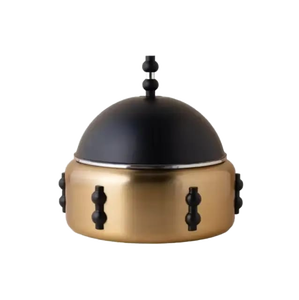 Hotel Wedding Parties <b>Food</b> <b>Warming</b> Stainless Steel Lid Casserole Dish Wood and Inlay <b>Food</b> Serving Hot Pot Metal Material - Product Image 2
