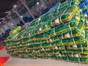 Matériel résistant de PE de bâche de couverture du camion 200GSM avec la conception simple imperméable de style de stabilisation UV - Product Image 5