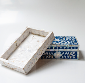 Table basse décorative écologique en bois faite à la main vadrouille plateau de service ferme rectangulaire en bois perle pouf divertissant maison - Product Image 5