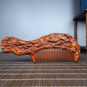 Peine Tradicional Ecológico de Madera de Neem Natural Pulida para el Cuidado del Cuero Cabelludo Anticaspa, Forma Personalizada para el Cuidado Diario en el Hogar - Product Image 5