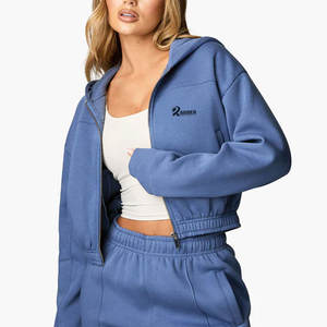 Ropa informal con logotipo personalizado, venta de fábrica, chándal personalizado para mujer, chándal de alta calidad para mujer - Product Image 2