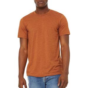 Camisetas informales holgadas con cuello redondo y estampado de Color sólido para hombre, ropa de calle de verano de manga corta de algodón 100% - Product Image 4