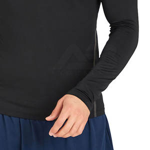 Camisetas de Compresión de Manga Larga para Hombre en Color Sólido - Logotipo Personalizado, Spandex/Poliéster, Secado Rápido y Transpirable, Tallas y Empaque Personalizados - Product Image 3