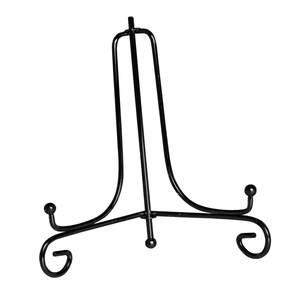 Elegante soporte de placa de hierro negro, estante de hierro puro duradero para utensilios de cocina domésticos, soluciones de organización de almacenamiento y exhibición - Product Image 3